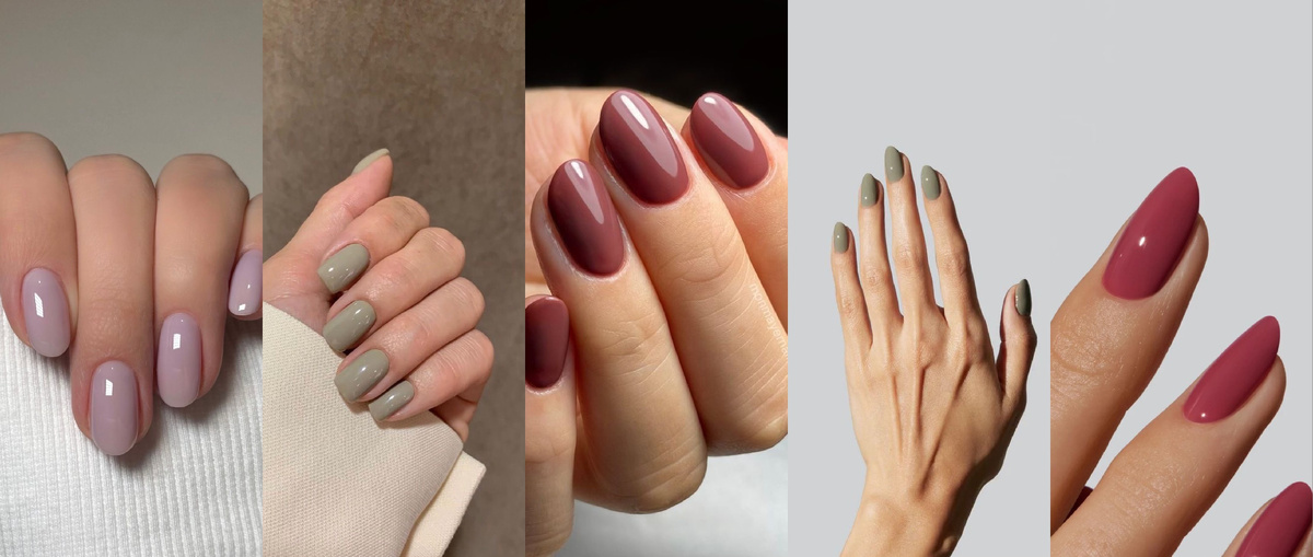 Мягкие природные варианты оттенков.