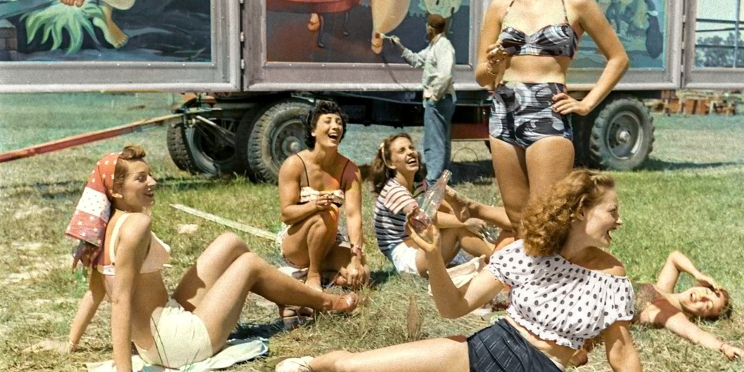 Подборка интересных и необычных фотографий из США. 20 раскрашенных фотографий ХХ века.Часть X