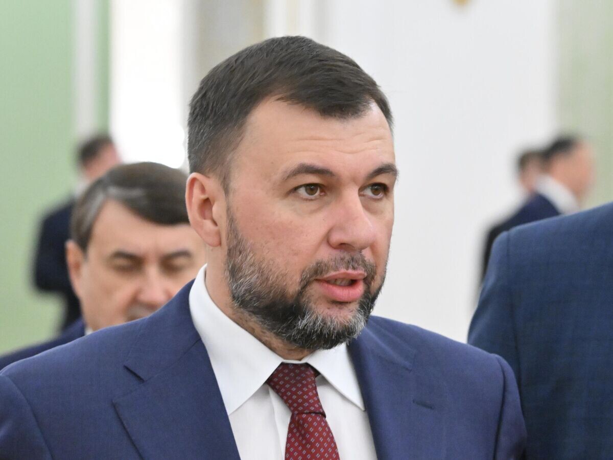    Глава ДНР Денис Пушилин перед расширенным заседанием Совета по стратегическому развитию и нацпроектам и комиссий Госсовета РФ© РИА Новости / Григорий Сысоев