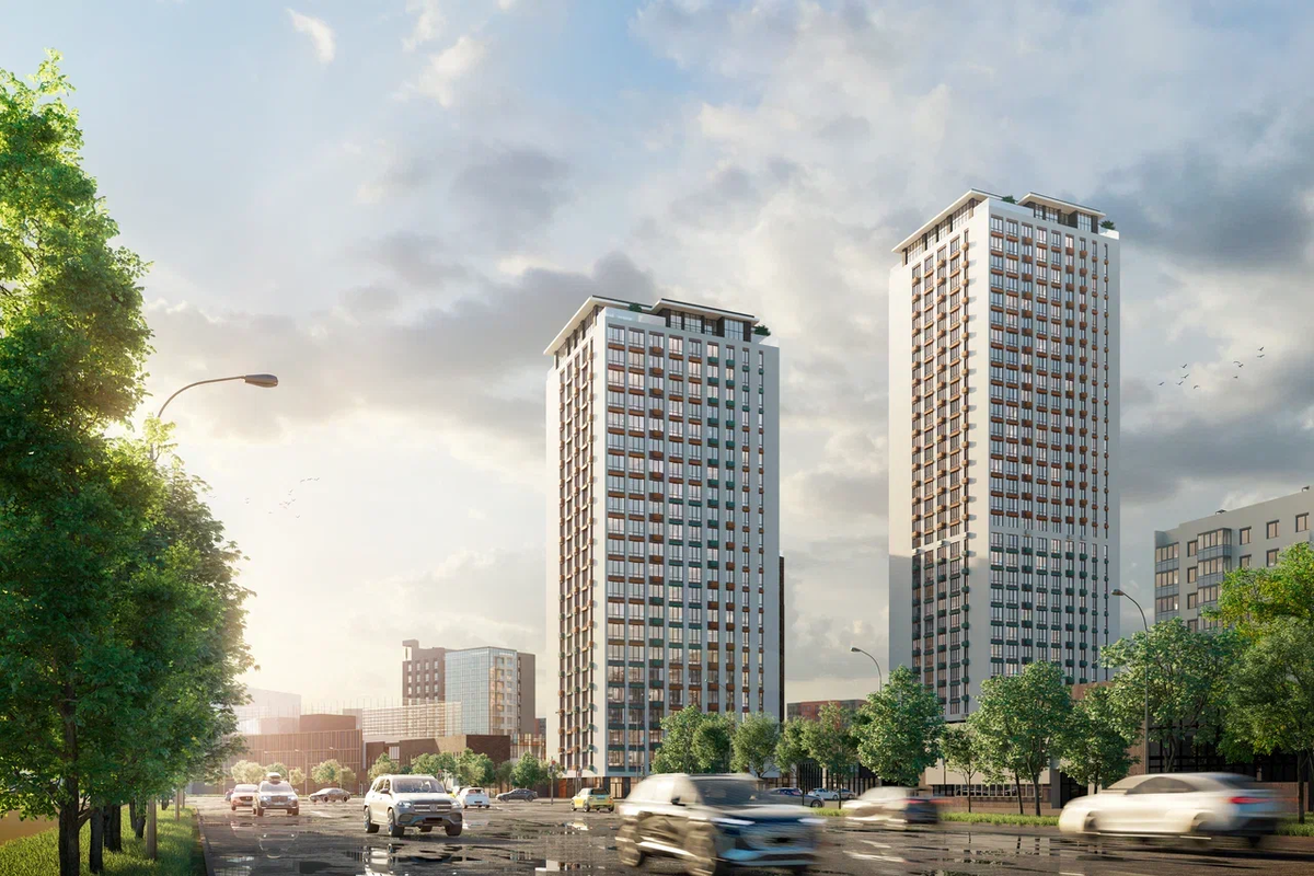 ЖК “Весенний” находится в перспективном районе Челябинска с развитой инфраструктурой