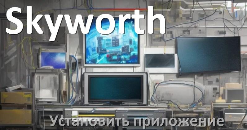 
Как установить приложение на телевизор Skyworth с флешки и скачать программу через компьютер и телефон