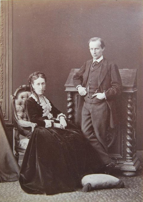 Дмитрий Федорович Тютчев (1841-1870) и его жена Ольга Александровна, урожд. Мельникова ((1830-1913). Музей-заповедник "Мураново". 