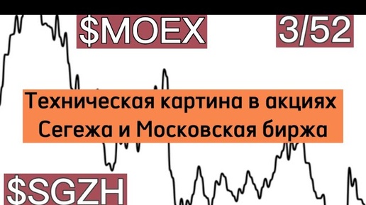 Часть 1. Технический разбор акций Сегежа и Московской биржи.@A.tararyshkin