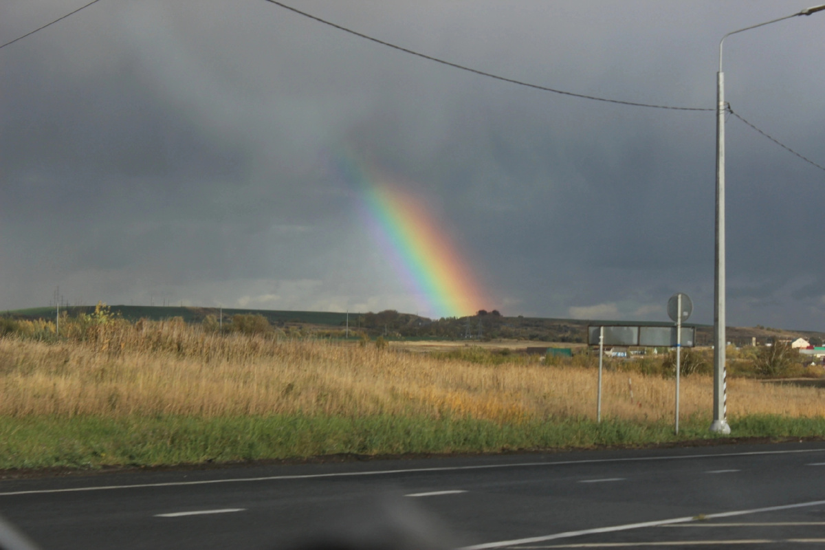 По дороге в с. Троицкое. 