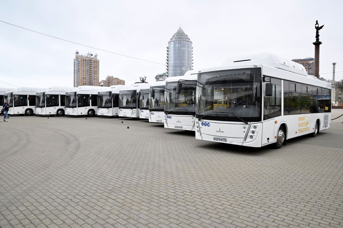 Общественный транспорт обновлен.  Фото: Фото: Пресс-служба администрации Краснодарского края