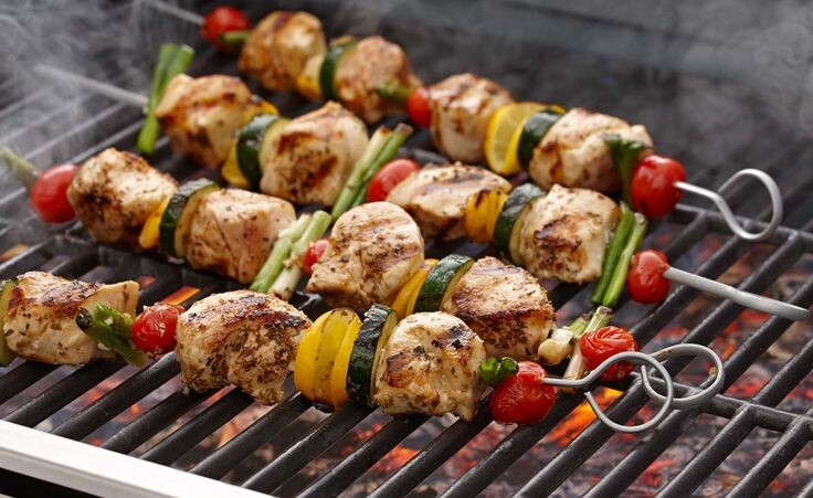 Шашлык на мангале