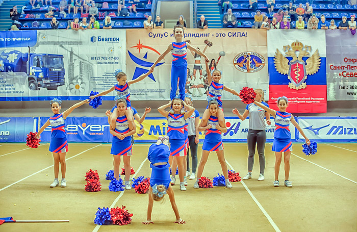    Участники чемпионата по чирлидингу. Архивное фото.Анна Кривицкая/фотобанк «Лори»