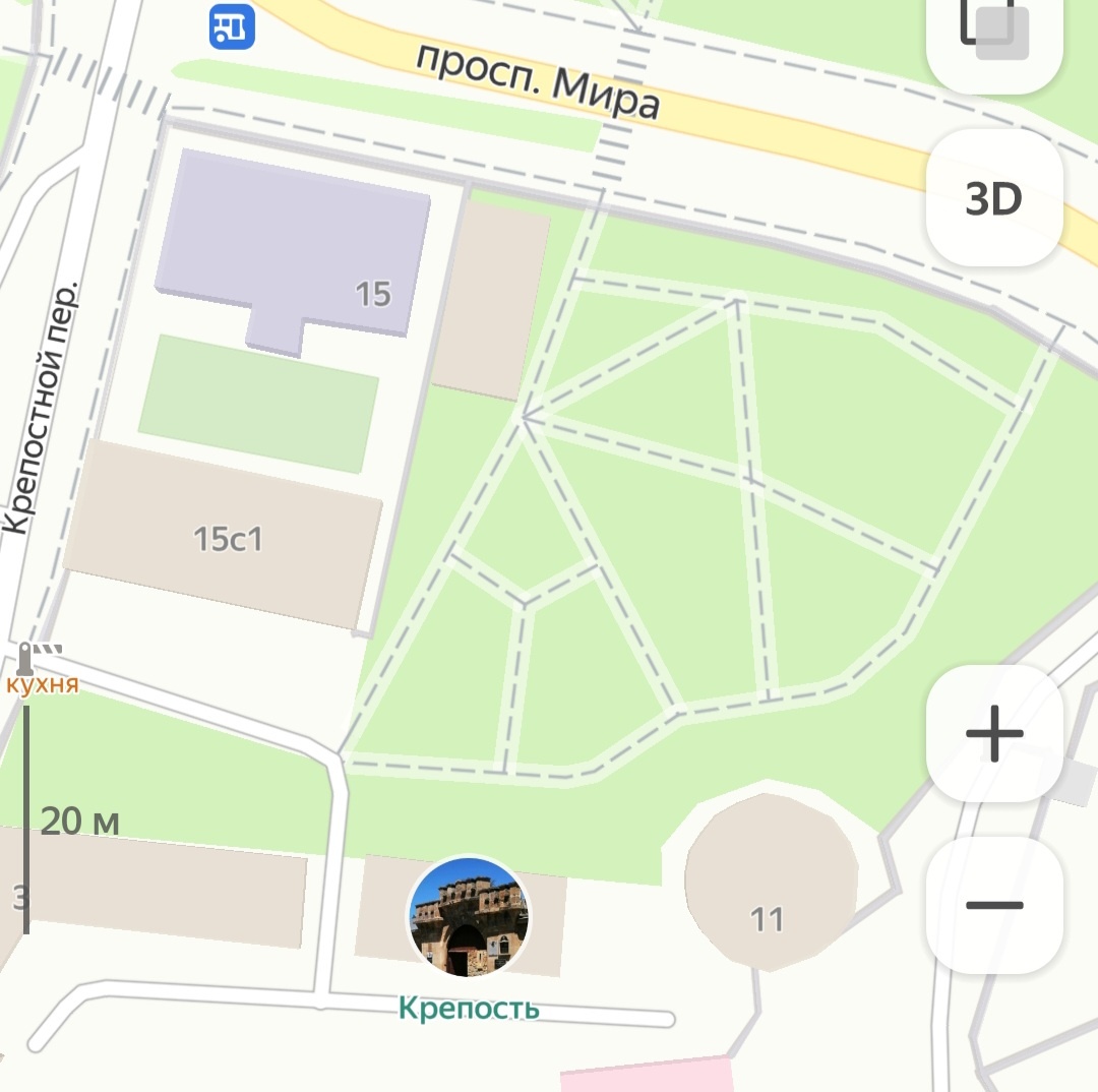 Историко-краеведческий музей "Крепость" в Кисловодске на Яндекс картах