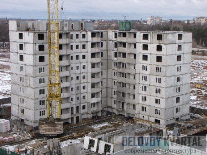 Фотографии строительства жилого дома в Митино, Москва. Строительная компания СТРОИТЕЛИ