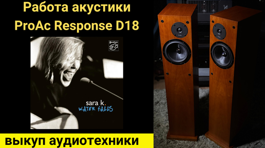 Выкуп аудиотехники hi-fi, проверка звучания акустики ProAc Response D18 Water Falls Sara K.