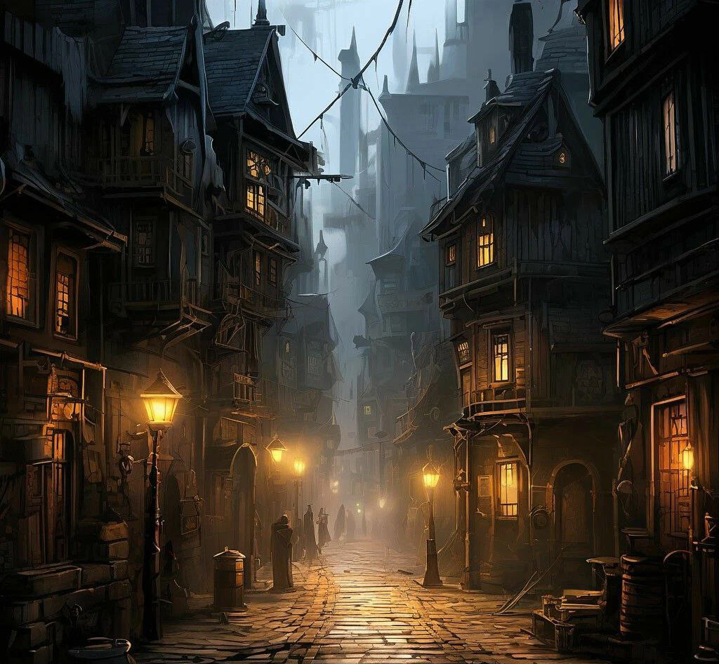 Немного вайба моего книжного мира от нейросети шедеврум. 