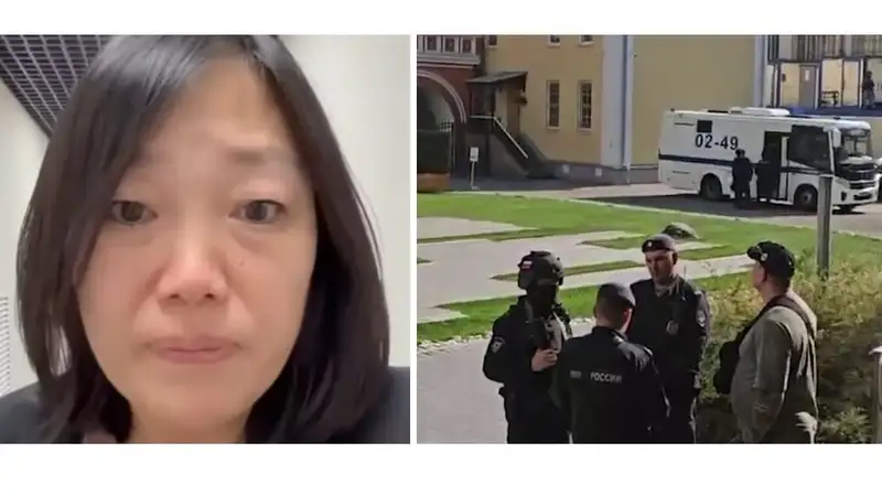 Слева: стоп-кадр из обращения Татьяны Бакальчук. Справа: фото из открытых источников 