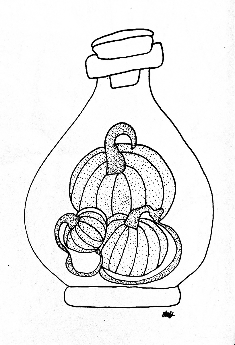 Из скетчбука INSIDE of Me vol. 8 Dark Tale
