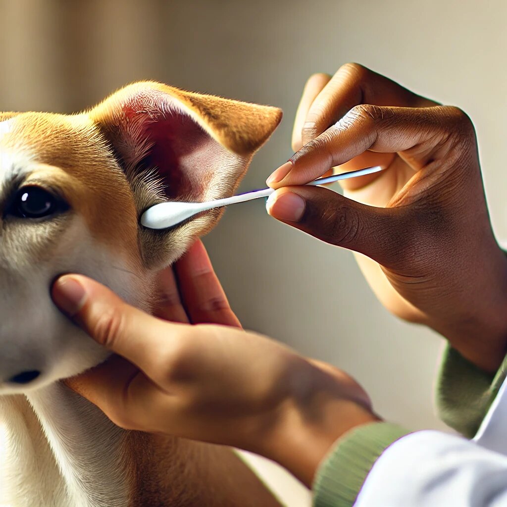 Чт делать если у собаки болит ухо?