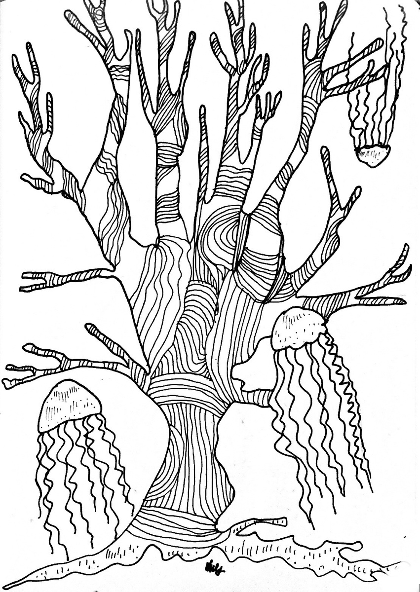 Из скетчбука INSIDE of Me vol. 8 Dark Tale