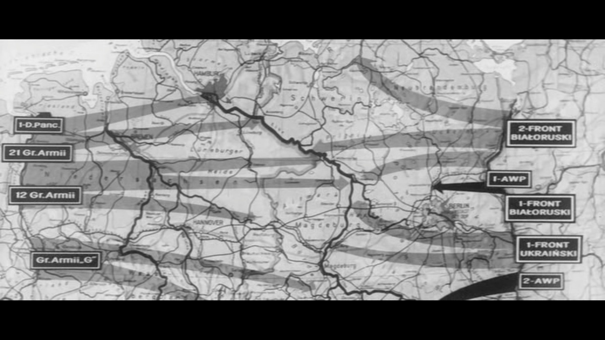 План сражений. Кадр из фильма