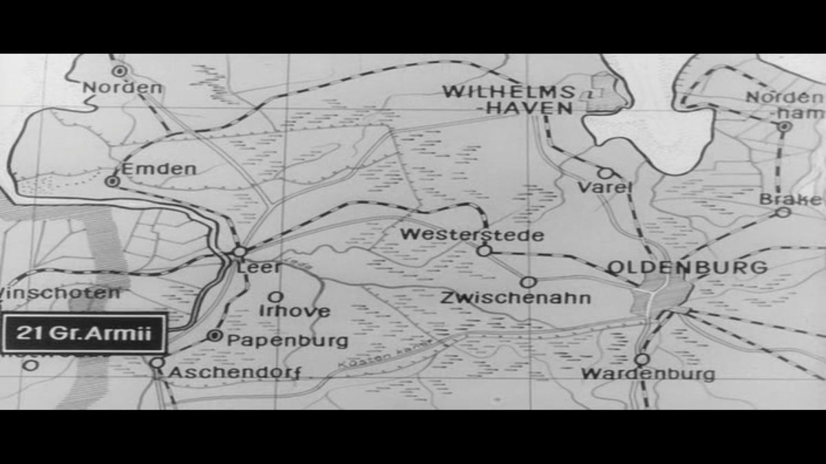 План сражений. Кадр из фильма