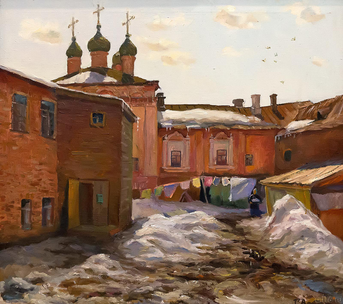                                             Двор ивановского монастыря.