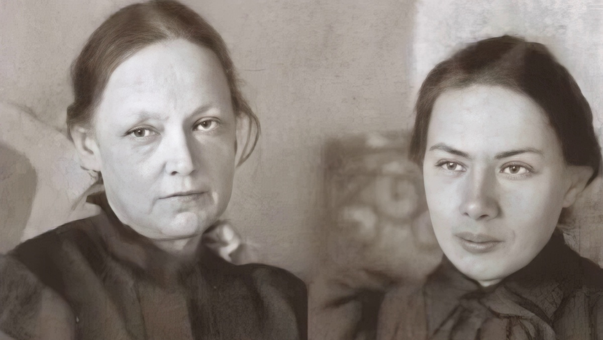 Елизавета Васильевна и Надежда Крупские в 1898 году