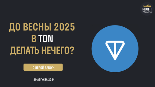 До весны 2025 в TON делать нечего?