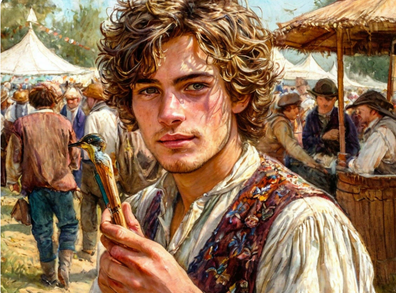 Иллюстрации к рассказу "Невеста для Лешего" созданы автором