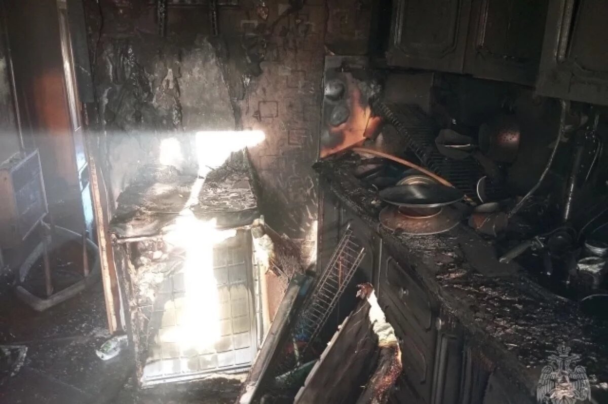    В Томске при пожаре в жилом доме на Бирюкова пострадали два человека