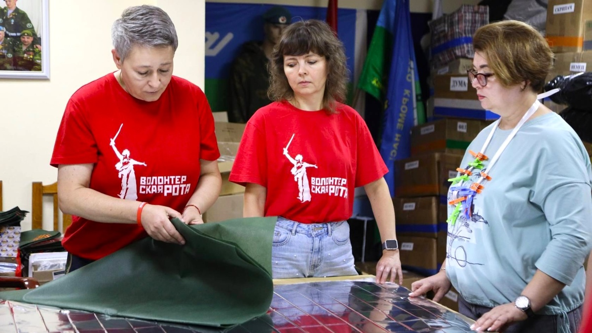    В Нижневартовске изготавливают тактические одеяла, предназначенные для защиты от тепловизоров