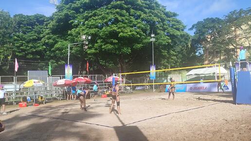 Beach volleyball. Can Tho. Vietnam. 20/09/2024 morning