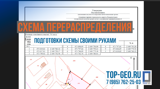 下载视频: Схема перераспределения земельных участков - своими руками.