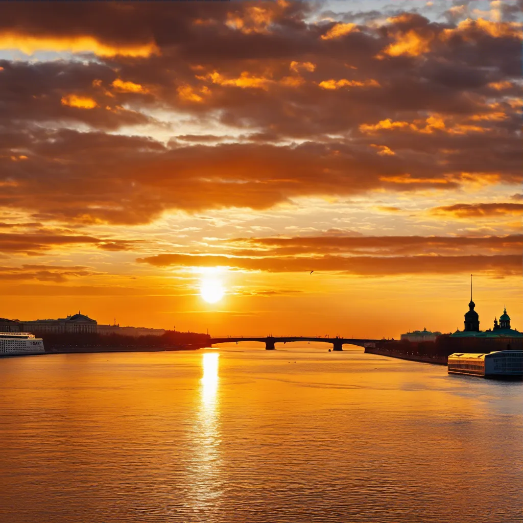 Санкт-Петербург, Нева. Цифровая иллюстрация.