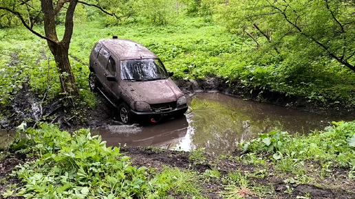 Video herunterladen: Водитель Шеви Нивы переоценил свои возможности