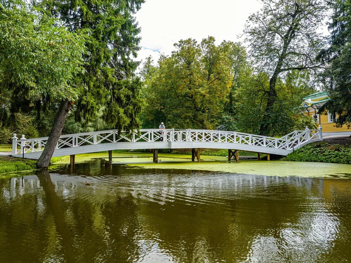 Горбатый мостик не является историческим объектом, но он давно стал одним из самых узнаваемых символов Большого Болдина