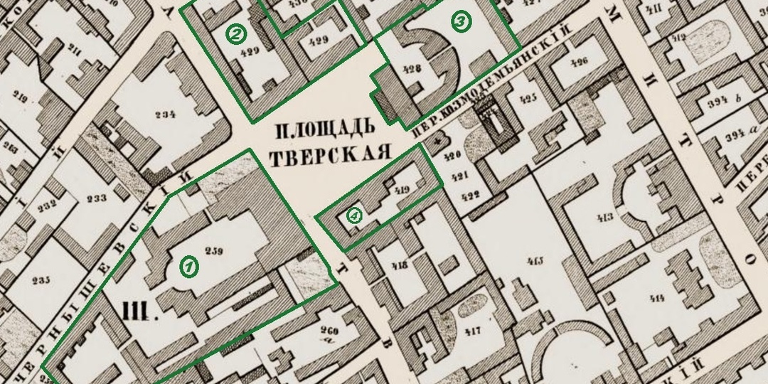 Тверская площадь. От создания до революции