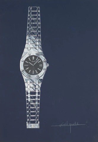Audemars Piguet Royal Oak, нарисованный самим Джентой.