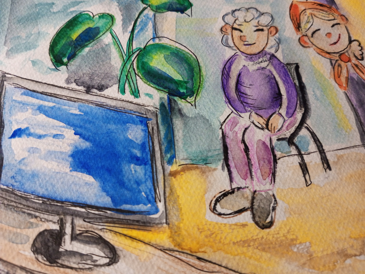 Моё любимое, синее окно