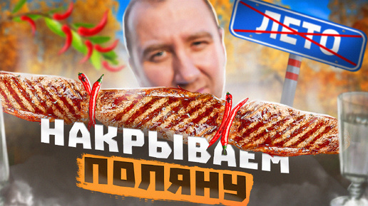 НАКРЫВАЕМ ПОЛЯНУ 🔥🔥🔥 СТЕЙКИ НА ШАМПУРАХ | КАРТОФЕЛЬ