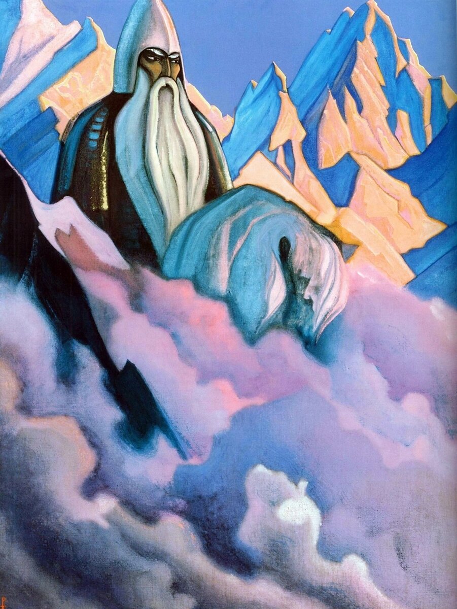    «Святогор» (1938) – огромный богатырь, который описывался словами «выше леса стоячего, ниже облака ходячего». Фото: public domain