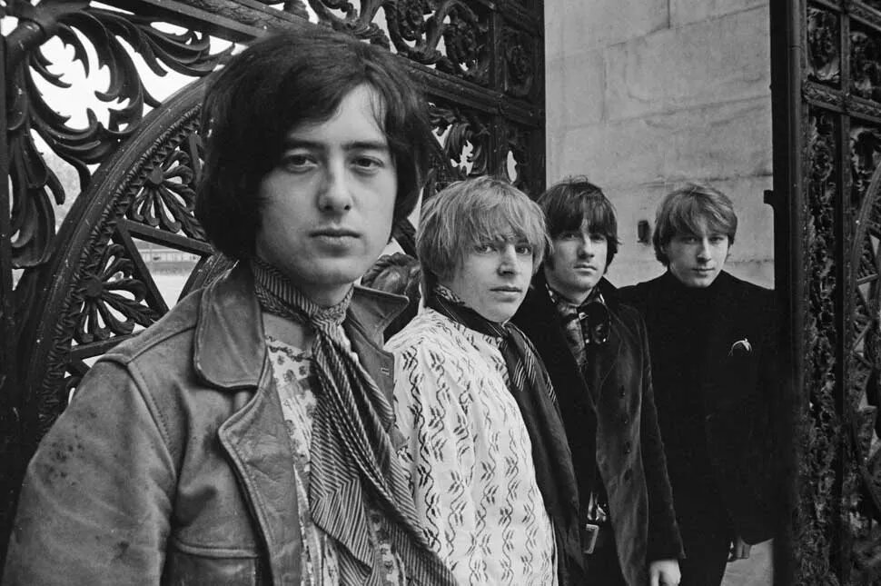 The Yardbirds в Лондоне, 1967: Джимми Пейдж, Кит Релф, Джим Маккарти и Крис Дрея