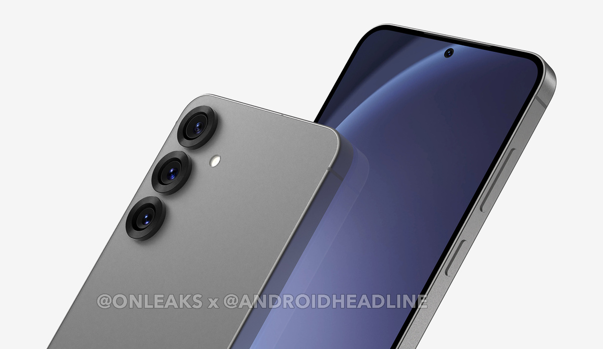 Рендер Samsung Galaxy S25 Plus. Источник: Onleaks  📷
