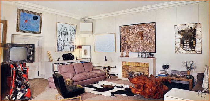 Интерьер гостиной парижского особняка барона Эли де Ротшильда