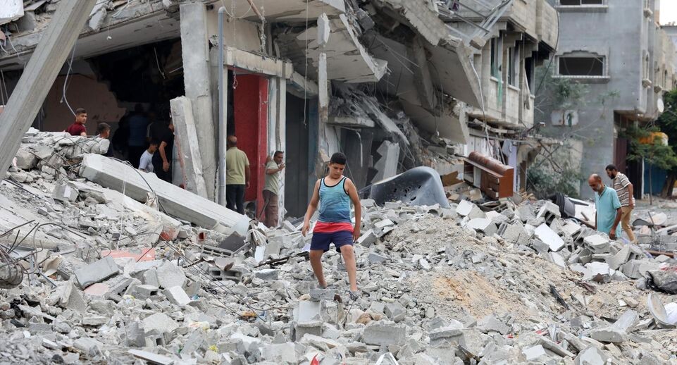    Разрушенные дома в Газе после ударов Израиля. Omar Ashtawy/Keystone Press Agency / Global Look Press