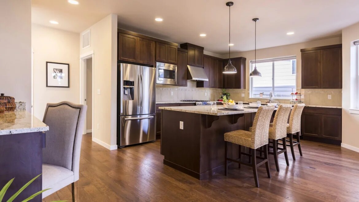 Пример оформления кухни-гостиной