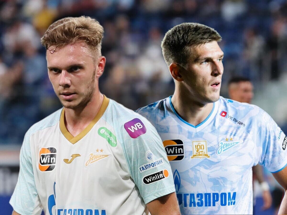    Максим Глушенков и Александр Соболев© Иллюстрация РИА Новости . РИА Новости / Михаил Киреев, ФК "Зенит" / Вячеслав Евдокимов