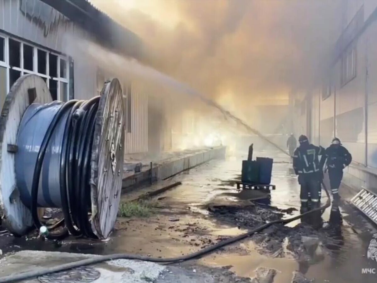    Пожар в Подольске© МЧС России