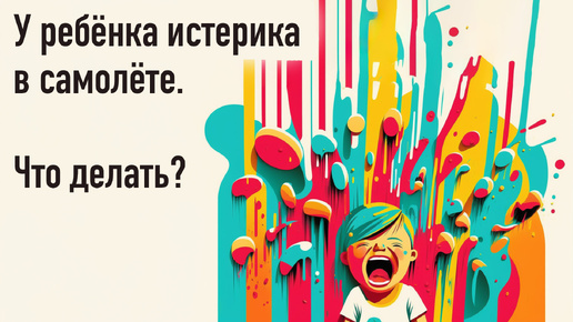 У ребёнка истерика в самолёте. Могу ли я попросить его мать спасти пассажиров и дать ему, что он хочет?