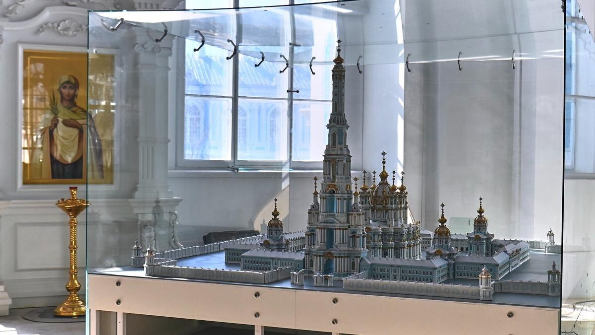    Макет колокольни. Фото: сайт «Фонд содействия восстановлению объектов истории и культуры в Санкт-Петербурге»