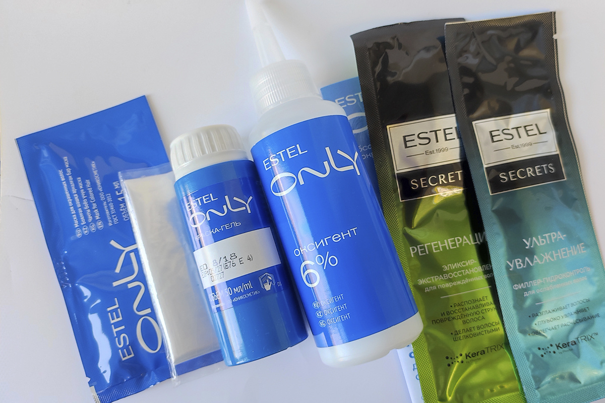 Набор средств в коробке