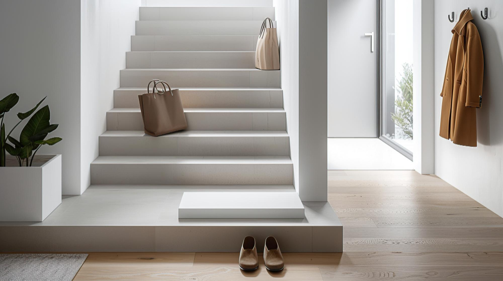 Перепад высот в доме перед лестницей