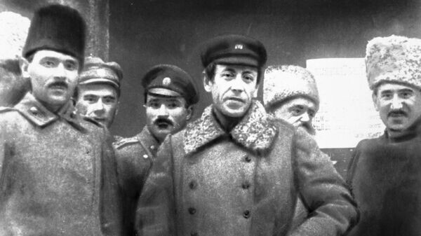    Семен Петлюра со своим штабом© РИА Новости . РИА Новости