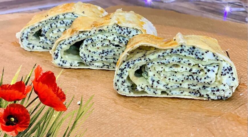 Маковый рулет из лаваша, пошаговый рецепт с фото от автора Дневник Неплохой Хозяйки на 375 ккал